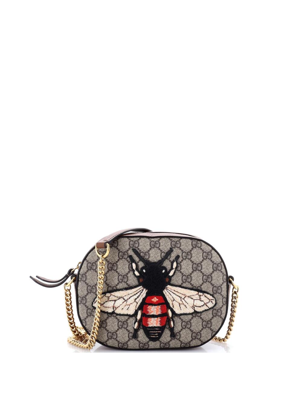 Gucci Chain Crossbody Bag Embroidered #351649G11B